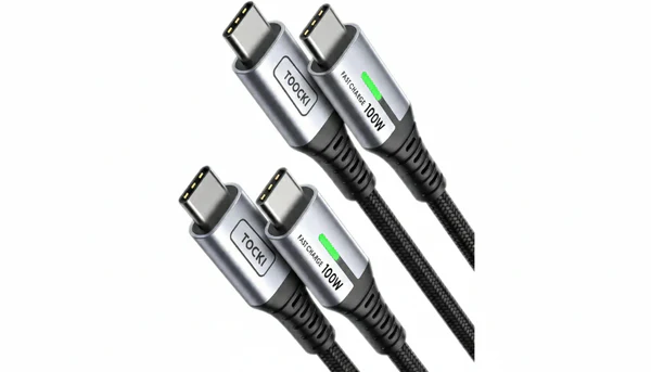 Thin Type-C fast charging cable 100W power delivery braided nylon durable charging cable Pakistan